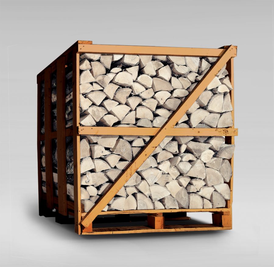 Sterling Silver Birch Firewood - XL Crate (Next Day)